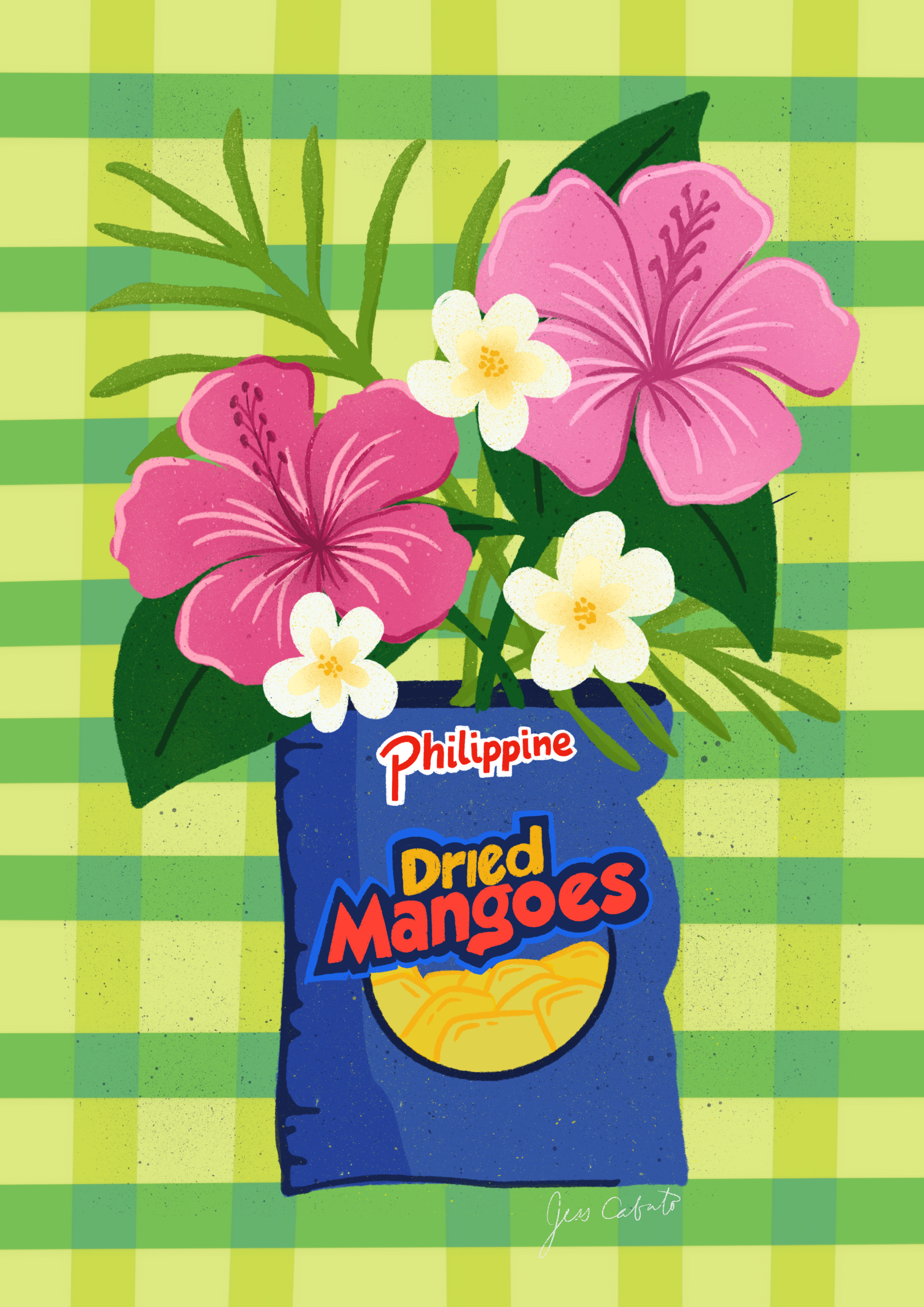 Filipino Dried Mango Print