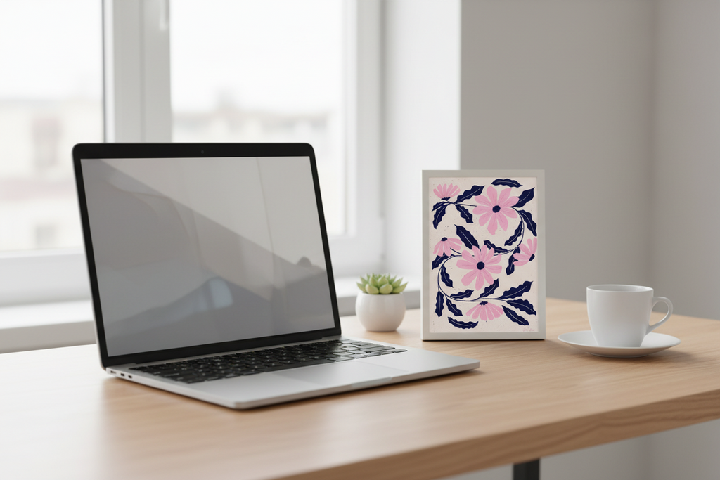 Pink Bloom Dance Print