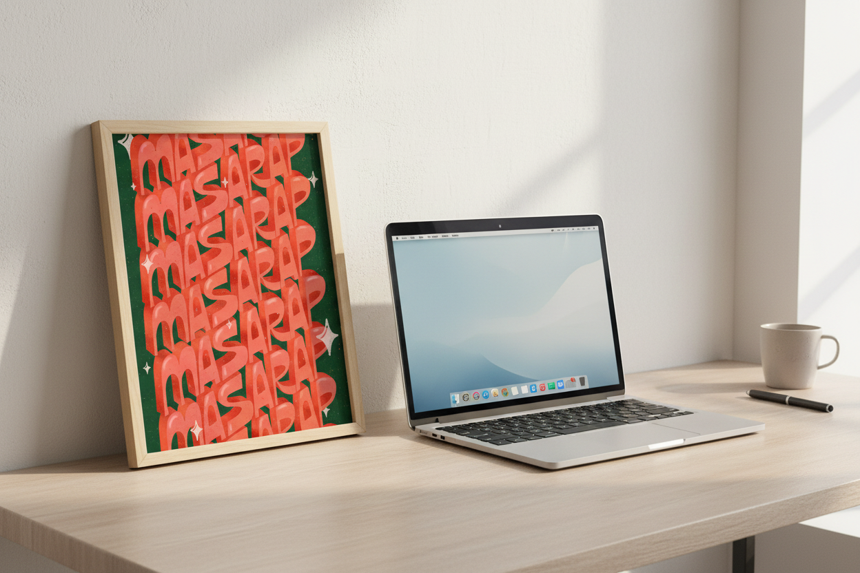 Masarap Lettering Filipino Print