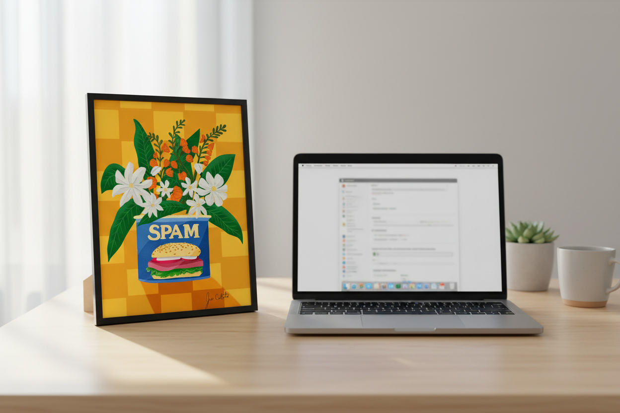 Spam Flower Can Filipino Print