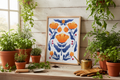 Symmetry Flowers Print