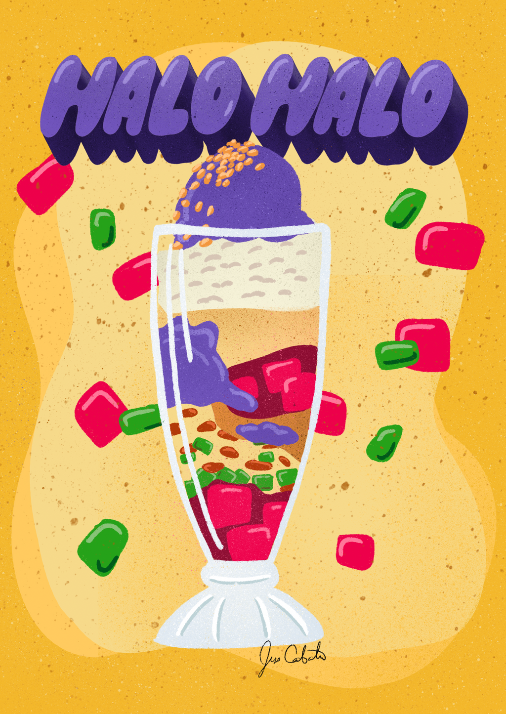 Halo Halo Filipino Ice Cream Ube