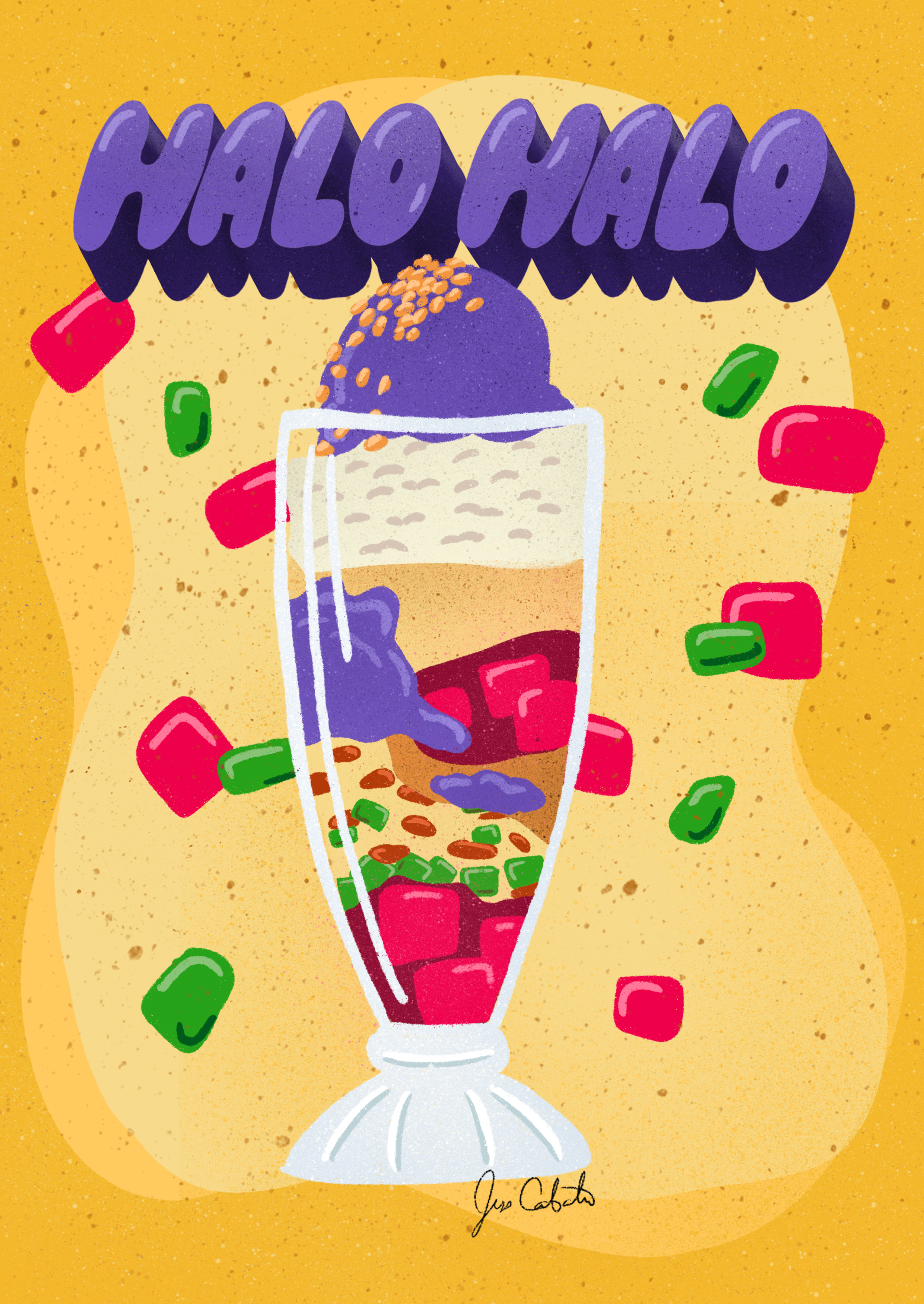 Halo Halo Filipino Ice Cream Ube