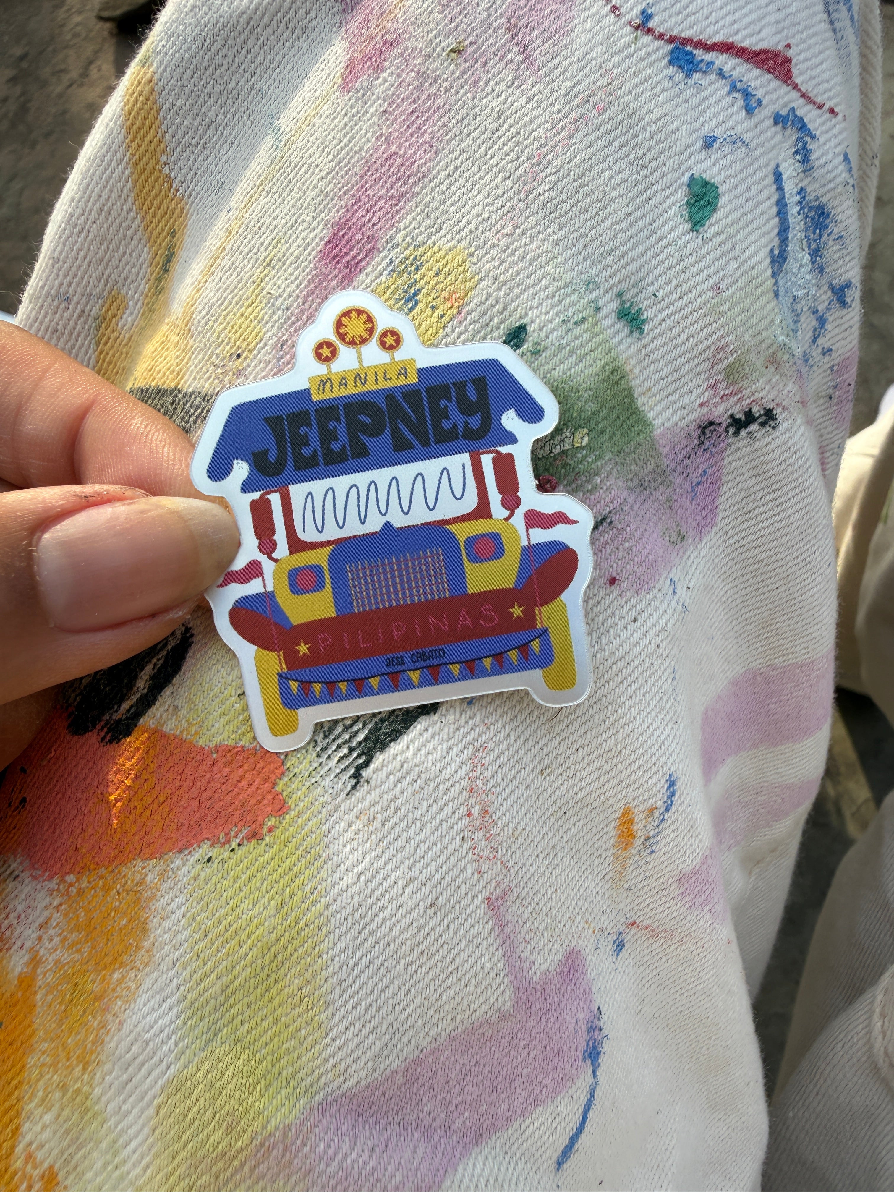 Manila Jeepney Die-Cut Sticker
