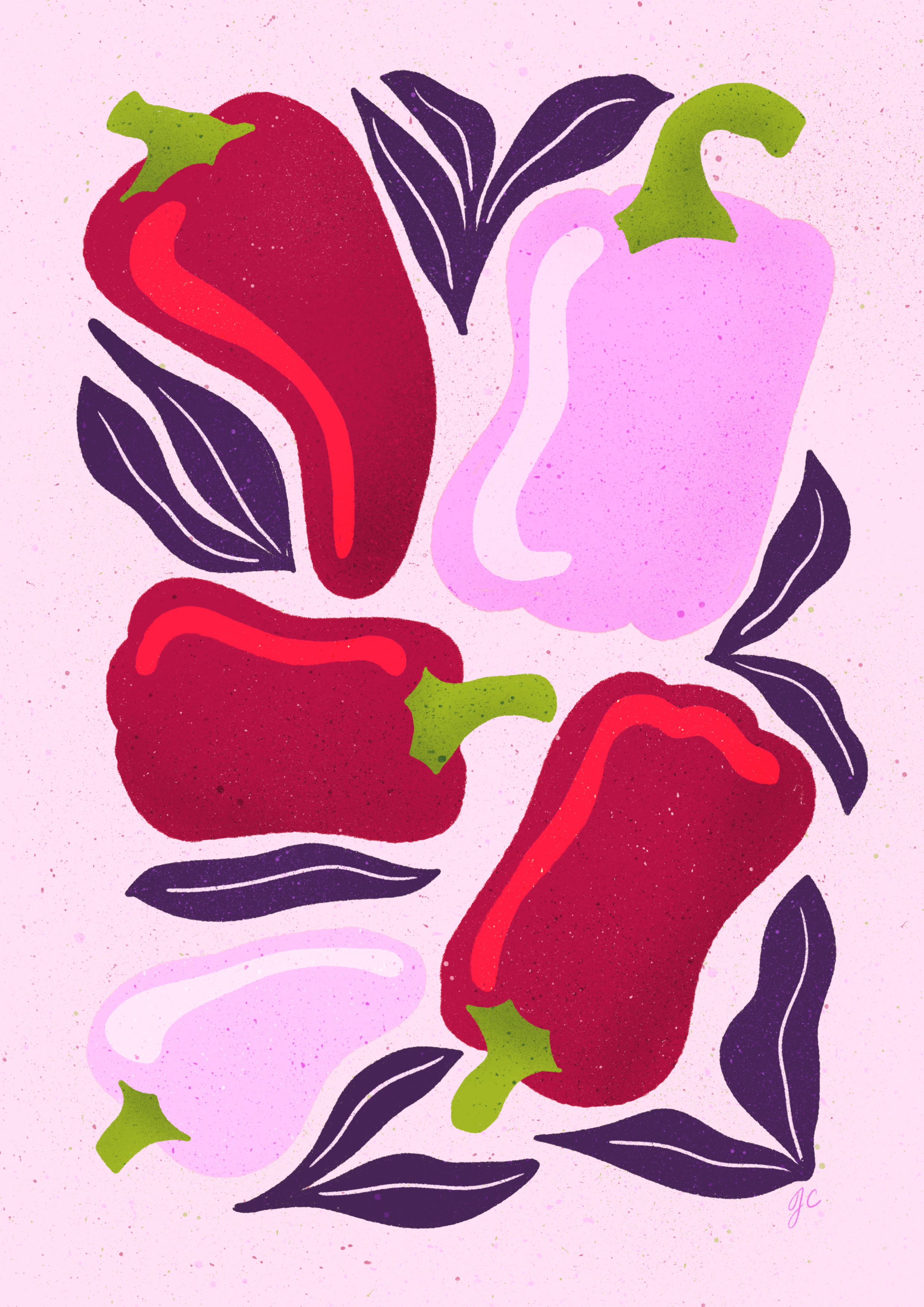Pepper Parade Print
