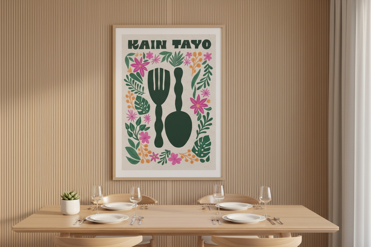 Kain Tayo dining room mockup