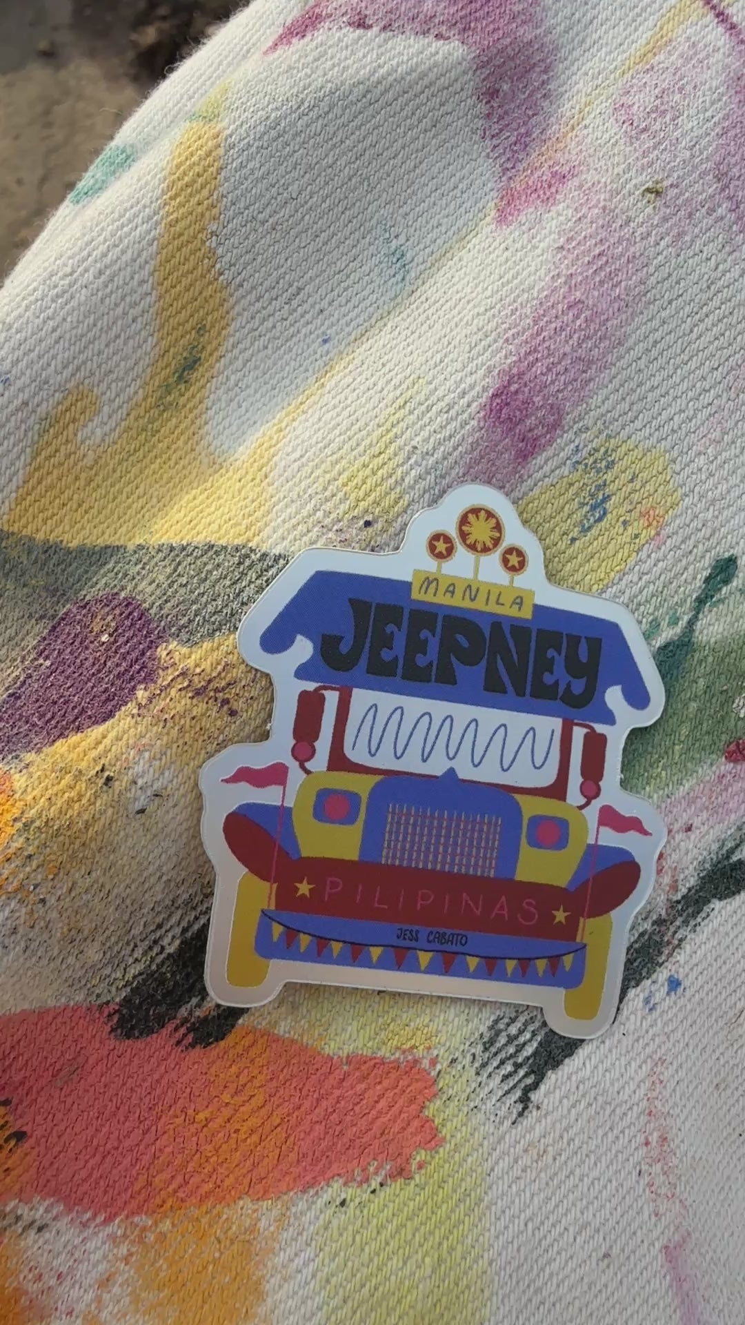 Manila Jeepney Die-Cut Sticker